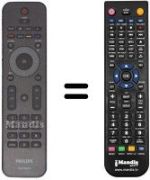 Replacement remote control Philips 242254902212
