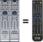 Replacement remote control Philips 36PW9765 / 12