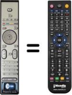 Replacement remote control Philips 32PFL7613D / 12