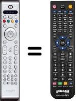 Replacement remote control Philips 42PF5520D / 10