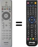 Replacement remote control Philips 22PFL3415H / 12