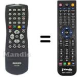 Replacement remote control Philips 14PV22701