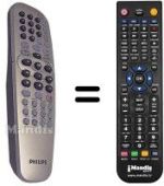 Replacement remote control Philips 996500023967