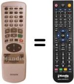 Replacement remote control RC-BVR02