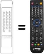 Replacement remote control RC-K143