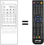 Replacement remote control RC-K144