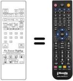 Replacement remote control RC-U