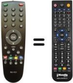 Replacement remote control Grundig 16-2920