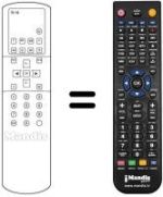 Replacement remote control RC-0467 / 18