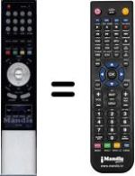 Replacement remote control RC102