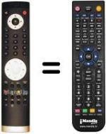 Replacement remote control Telesystem TS37 FULL HD