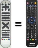 Replacement remote control Seg SAGA