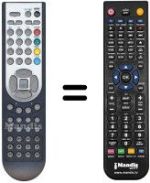 Replacement remote control Oki V22D
