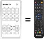 Replacement remote control Samsung RC218