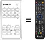 Replacement remote control Hitachi RC228