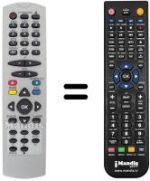 Replacement remote control RC2553