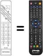 Replacement remote control RC282