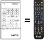 Replacement remote control RC317
