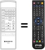Replacement remote control RC347