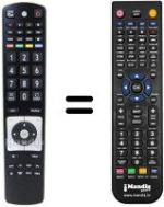 Replacement remote control RC5110