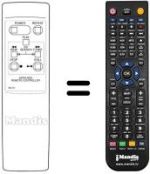 Replacement remote control RC57