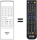 Replacement remote control RC645