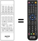 Replacement remote control RC650