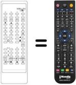 Replacement remote control RC731