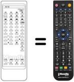 Replacement remote control RC733