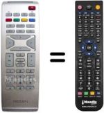 Replacement remote control Philips 20PF5121