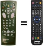 Replacement remote control Thomson 10614460