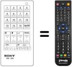 Replacement remote control Sony A-1009-022-A