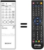 Replacement remote control Sony A-1470-742-A