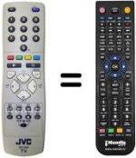 Replacement remote control JVC RM-C1502