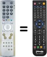 Replacement remote control JVC PD42V31S