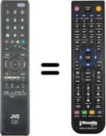 Replacement remote control JVC LT-32DP9BU