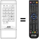 Replacement remote control JVC RM-C408F