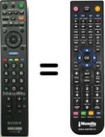 Replacement remote control RM-GD007