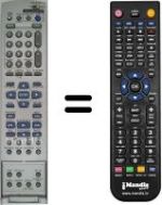 Replacement remote control JVC DM-MH30SE