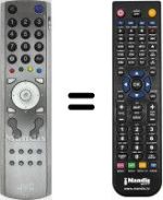 Replacement remote control JVC PD-42X50BS
