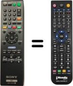 Replacement remote control RMT-B107A