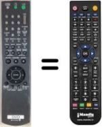 Replacement remote control Sony RMTD152E
