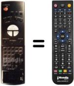 Replacement remote control Sharp RRMCG0013AJSA