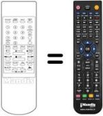 Replacement remote control RRMCG0131AJSA
