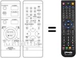 Replacement remote control RRMCG0183AJSA