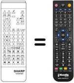 Replacement remote control RRMC-G0641C-ESA