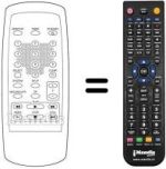 Replacement remote control Irradio MVS450SV