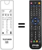 Replacement remote control Telefunken REMCON074