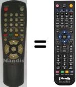 Replacement remote control Samsung CX6844W