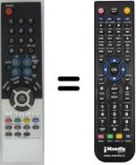 Replacement remote control Samsung LE27T51BXXEE